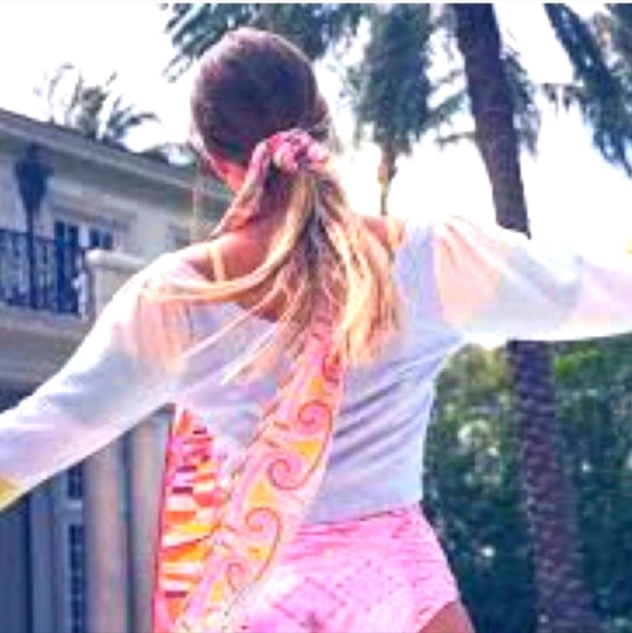 NWT LoveShackFancy Aidyn Crop Cardigan in pastel rainbow size medium - Picture 4 of 17